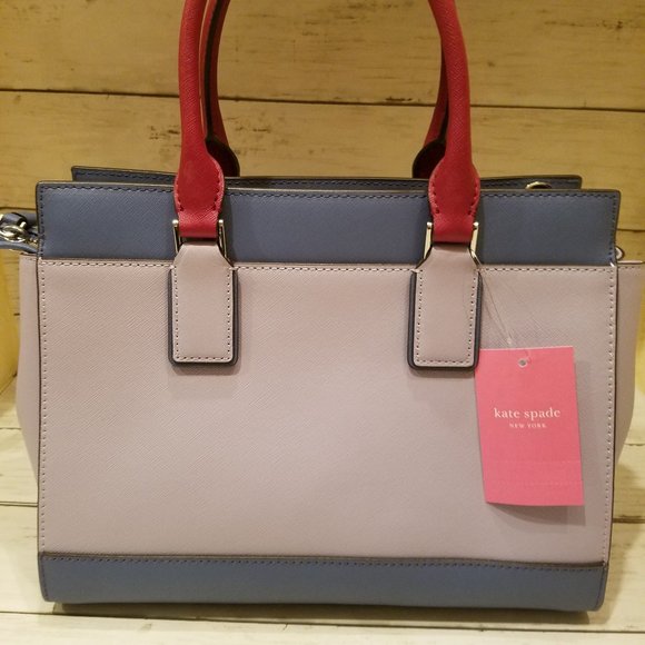 KATE SPADE CAMERON MEDIUM SATCHEL BAG FROZEN LILAC - Picture 7 of 10